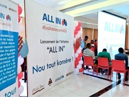 iciHaiti - Health : Launching of the program against AIDS «All In Nou tout konsène !»