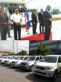 Haiti - Security : New donation of 40 4x4 vehicles to the PNH