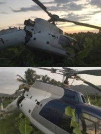 iciHaiti - Security : A helicopter from Haiti crashes in DR...