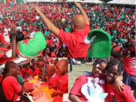 Haiti - Social : Christmas magic for children with the couple Martelly