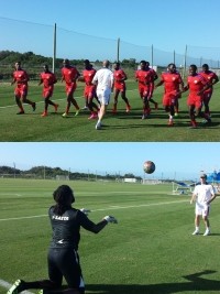 iciHaïti - Football : Première séance des Grenadiers avec le nouveau staff de Patrice Neveu