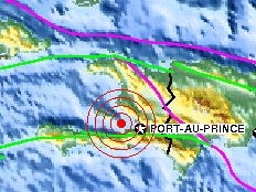 Haiti - Earthquake : New aftershock at 18km from Léogâne