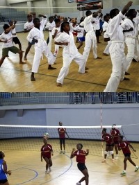 Haiti - Sports : Karate and Volleyball at the School Games program 2015-2016