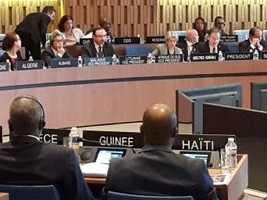 Haiti - Education : Nesmy Manigat at the Unesco intersessional meeting (Paris)