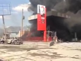 Haiti - FLASH : Important fire at a gas station, heavy toll