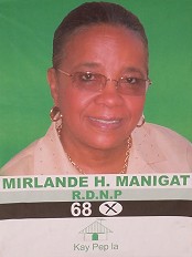 Haiti - Elections : Mirlande Manigat target of Célestin and Martelly