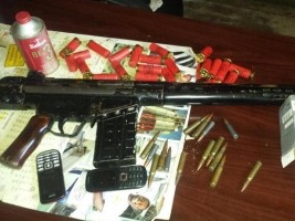 iciHaïti - Security : An assault rifle seized at the bus station of Gonaïves