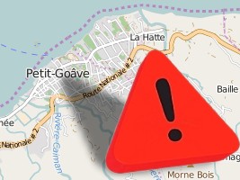 iciHaïti - Petit-Goâve : Le rivière Provence en crue, 2 localités inondées