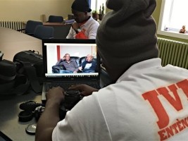 iciHaiti - Quebec : Members of «Jeunes visionnaires d'Haïti» in Trois-Rivières