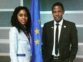 iciHaiti - Montreal : Two Haitians very noticed during the simulation of the EU Council