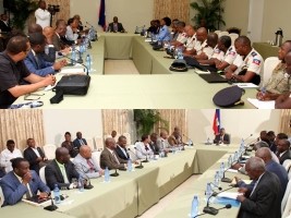 Haïti - Élections : Privert s’entretient avec le CEP, l'ONI et la PNH