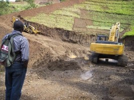 Haiti - Social : Monitoring of work of the agricultural road Furcy - Nan Panyol