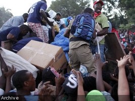 Haiti - FLASH : The population hungry, attacking humanitarian aid trucks