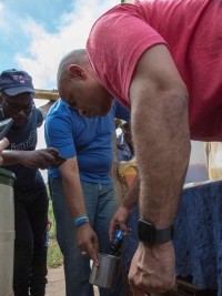 iciHaïti - Choléra : Laurent Lamothe dans le département de la Grand'Anse