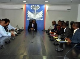 iciHaïti - Politique : Le PM s’est entretenu avec les Maires des Communes du Nord-Ouest