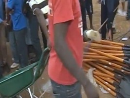 Haiti - Agriculture : Distribution of agricultural tools in Panyol
