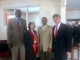 Haiti - Health : President Moïse's Cabinet, receives a Red Cross delegation