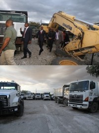 Haiti - Politics : Visit of Jovenel Moïse to the National Center of Equipments