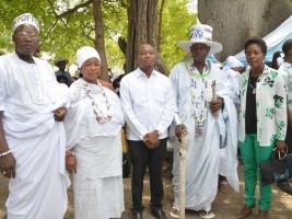 Haïti - FLASH : Le Chef suprême du vaudou le Roi Daagbo Hounon Houna II, en visite en Haïti
