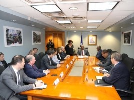 iciHaiti - Politics : PM visited by a delegation of Canadian parliamentarians