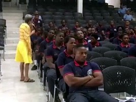 Haiti - Politics : Training for aspiring prison guards