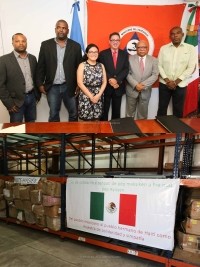 Haiti - Mexico : Delivey of 13 tons of humanitarian aid