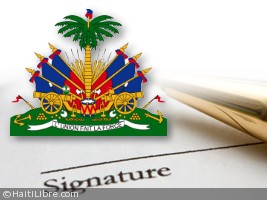 Haiti - Economy : Signing of a Declaration on good management of public finances