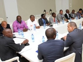Haiti - Security : Head of State receives a team of researchers