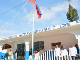 iciHaiti - Security : Moïse at the reopening of the police sub station of Puilboreau