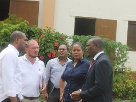 iciHaiti - Les Cayes : Beginning of restoration work at the Hotel Training Institute