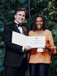 iciHaiti - Diaspora : Suze Youance receives Sir Casimir Gzowski medal