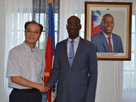 Haiti - China : End of mandate in Haiti of Ling Jun