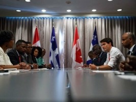 iciHaiti - Diaspora : Haitian Community meets Justin Trudeau