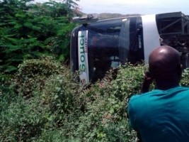 iciHaiti - FLASH : Bus accident 8 victims