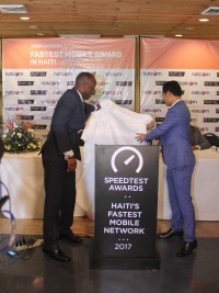 Haïti - Technologie : Natcom, Prix 2017 du réseau mobile le plus rapide au pays