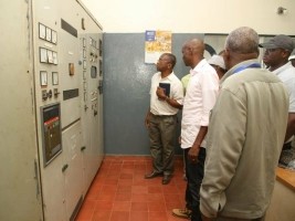 iciHaiti - Politics : Moïse visits the Gaillard hydroelectric power plant in Cayes-Jacmel