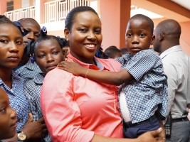 Haiti - Health : First Lady visits La Saline Medical-Social Center