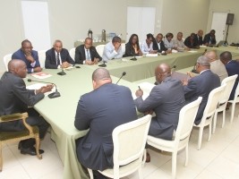iciHaiti - Politic : Jovenel Moses meets the 10 Departmental Delegates