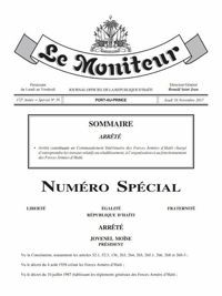 Haiti - FLASH Army : Jovenel Moïse establishes an Interim Command