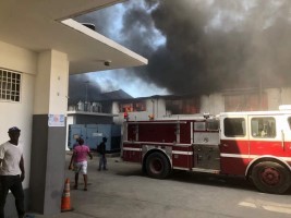 Haiti - FLASH : The public market «Nan gerit» ravaged by a fire