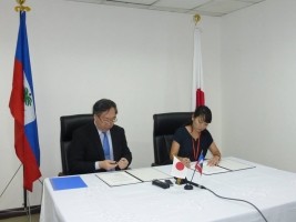 iciHaïti - Japon : Signature d’un accord de dons pour un projet de renforcement de la résilience dans le Sud