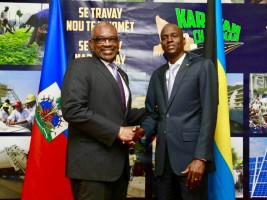Haiti - Politic : Fruitful conversation between President Moïse and the Prime Minister of the Bahamas