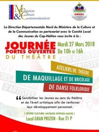iciHaïti - Cap-Haïtien : Journée Portes Ouvertes du Théâtre