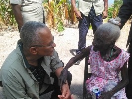 Haiti - Social : The oldest woman in Haiti will never be alone again !