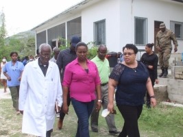iciHaïti - Santé : Martine Moïse en visite au Sanatorium de Port-au-Prince