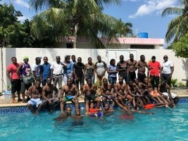 Haiti - Security : The agents of PoliTour learn to swim