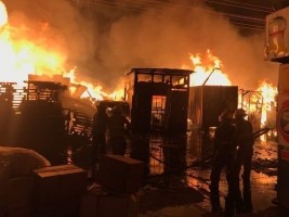 Haïti - FLASH : Violent incendie au «mache Bwa»