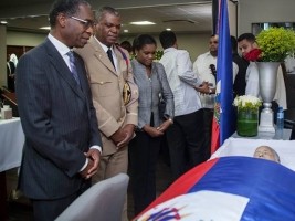 Haiti - Politic : Last tribute of the General Staff of FAd'H to Lieutenant-General Henri Namphy