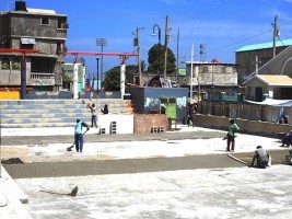 iciHaiti - Port-au-Prince : The works of the place Carl Brouard progressing well