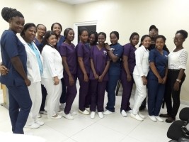 iciHaiti - DR : Haitian nurses on internship at Moscoso Puello Hospital